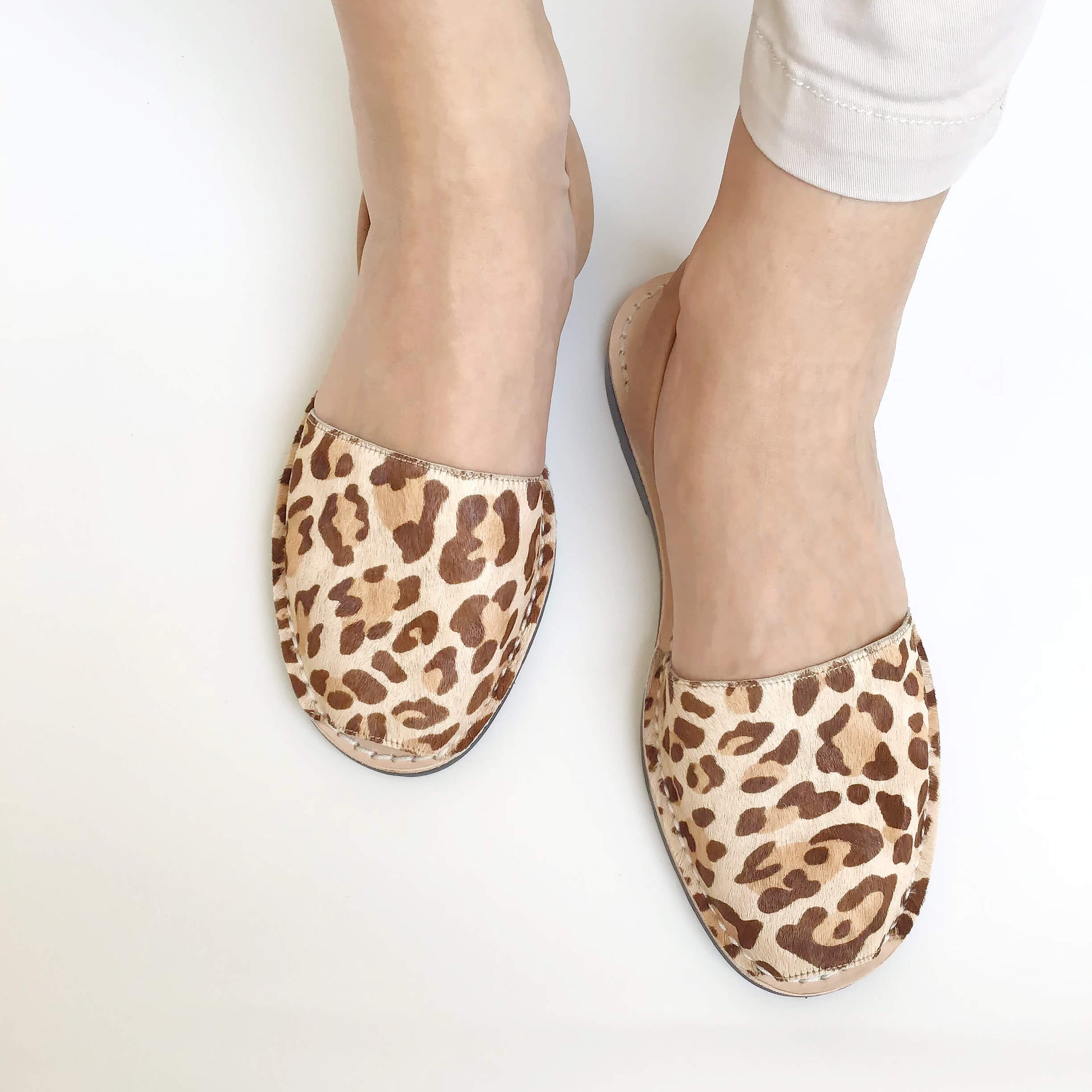 Set sandale Avarca mama si fiica din piele naturala - Safari Mibo AvarcaShop.ro
