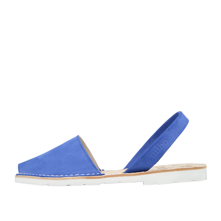 Sandale AVARCA din piele intoarsa - Albastru Marin