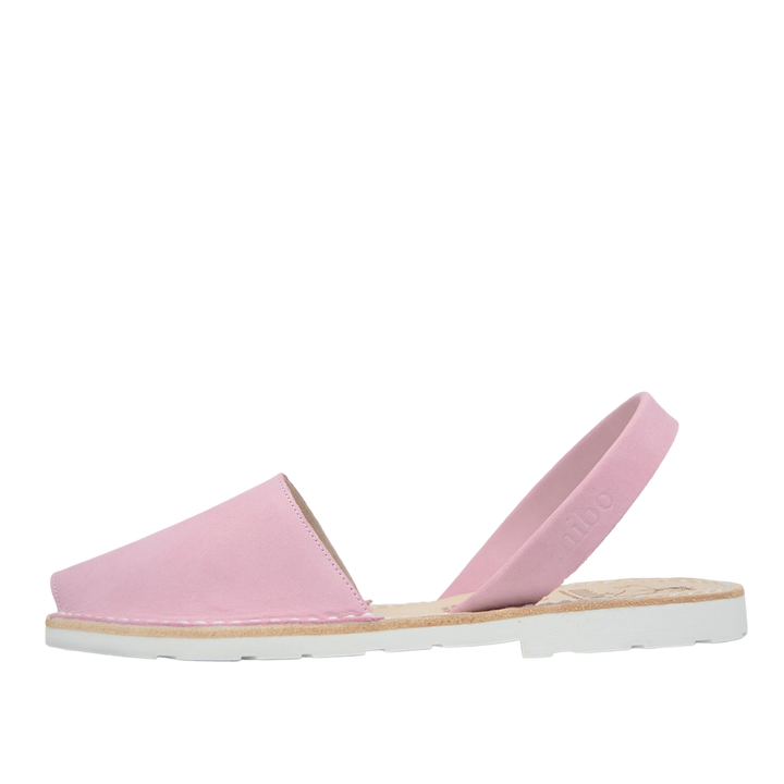 Sandale AVARCA din piele intoarsa - Roz