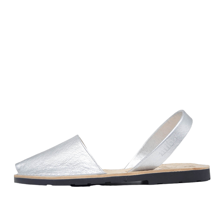 Sandale AVARCA din piele naturala - Alb Sidefat