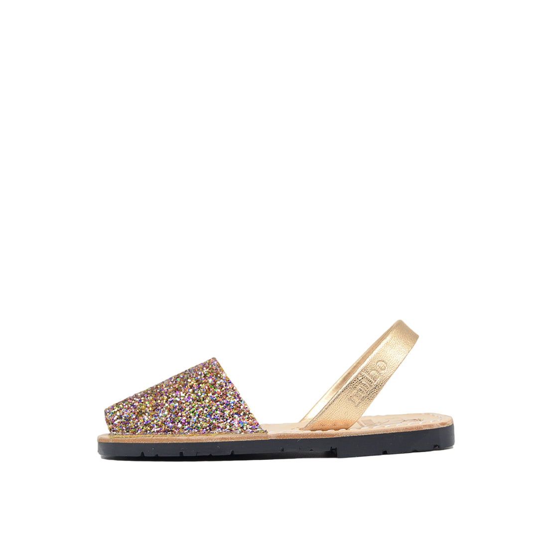 Sandale copii AVARCA din piele naturala - Glitter Multicolor Mibo AvarcaShop.ro