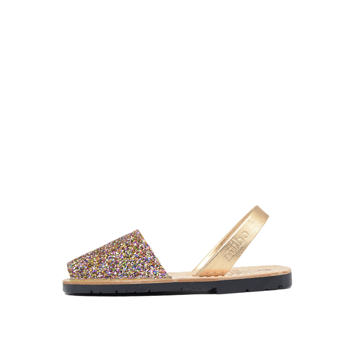 Sandale copii AVARCA din piele naturala - Glitter Multicolor