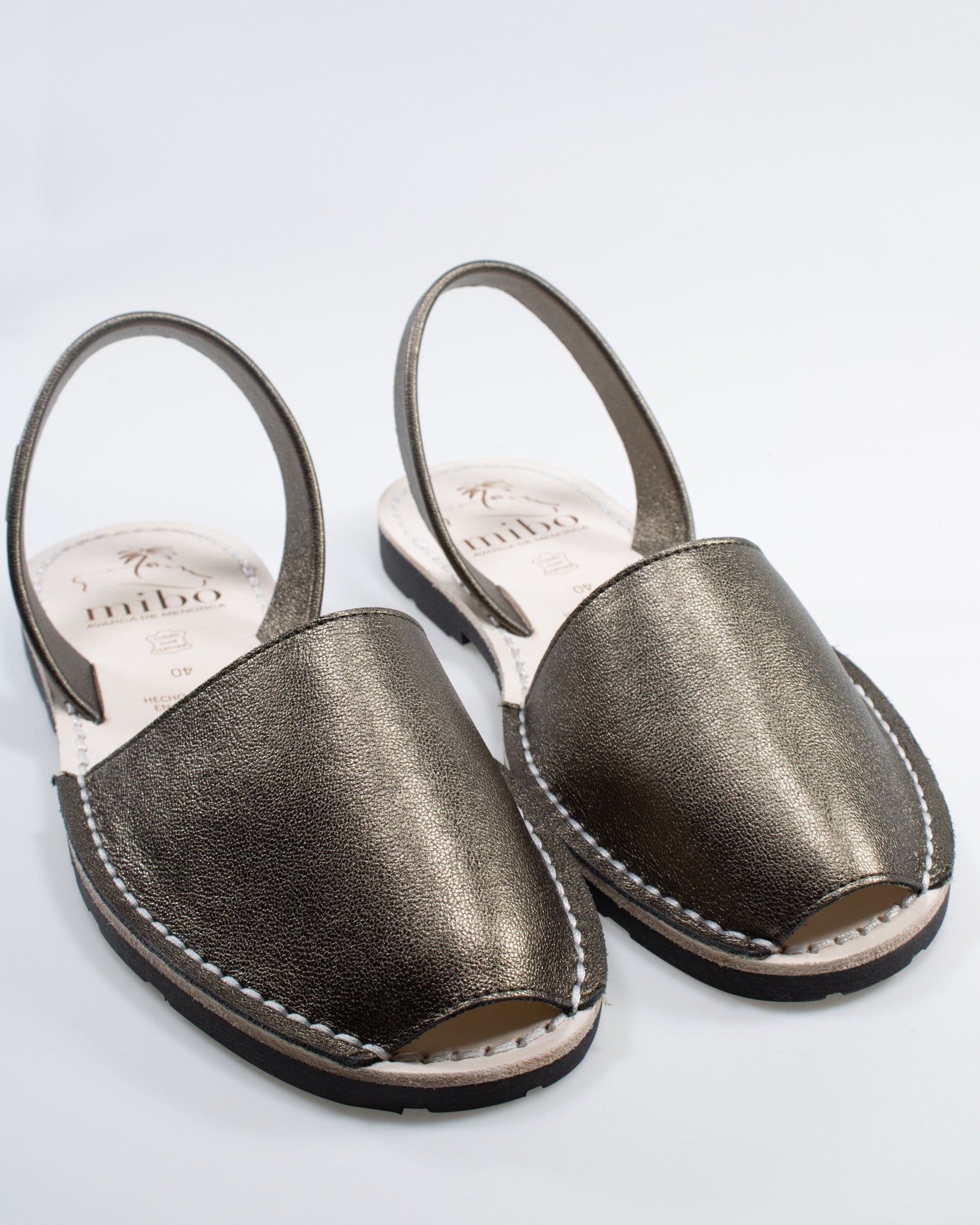 Sandale AVARCA din piele naturala - Bronz Sidefat Mibo AvarcaShop.ro
