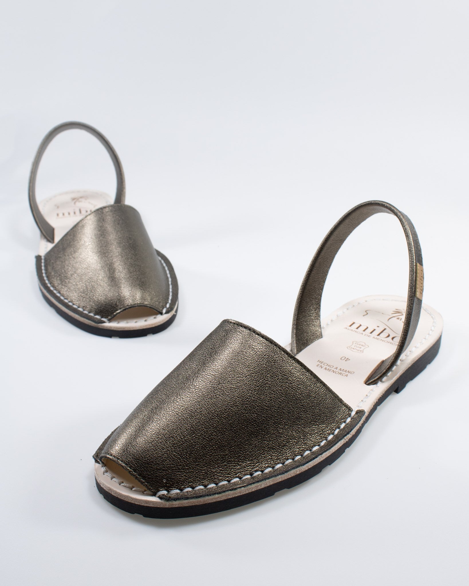 Sandale AVARCA din piele naturala - Bronz Sidefat Mibo AvarcaShop.ro