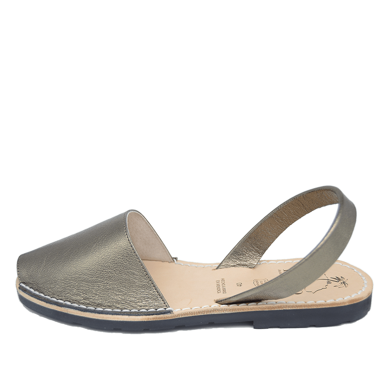 Sandale AVARCA din piele naturala - Bronz Sidefat Mibo