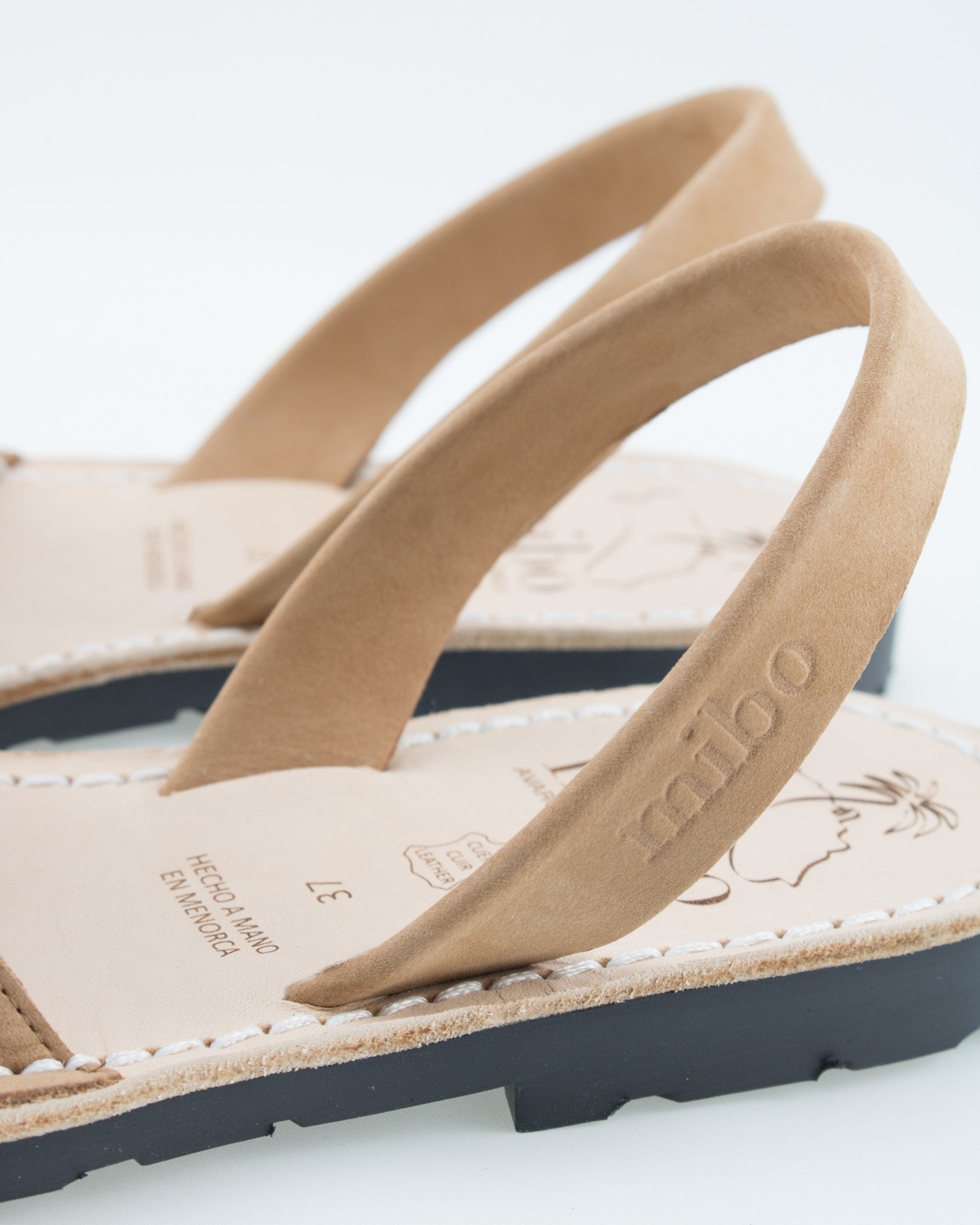 Sandale AVARCA din piele intoarsa - Cuero Mibo