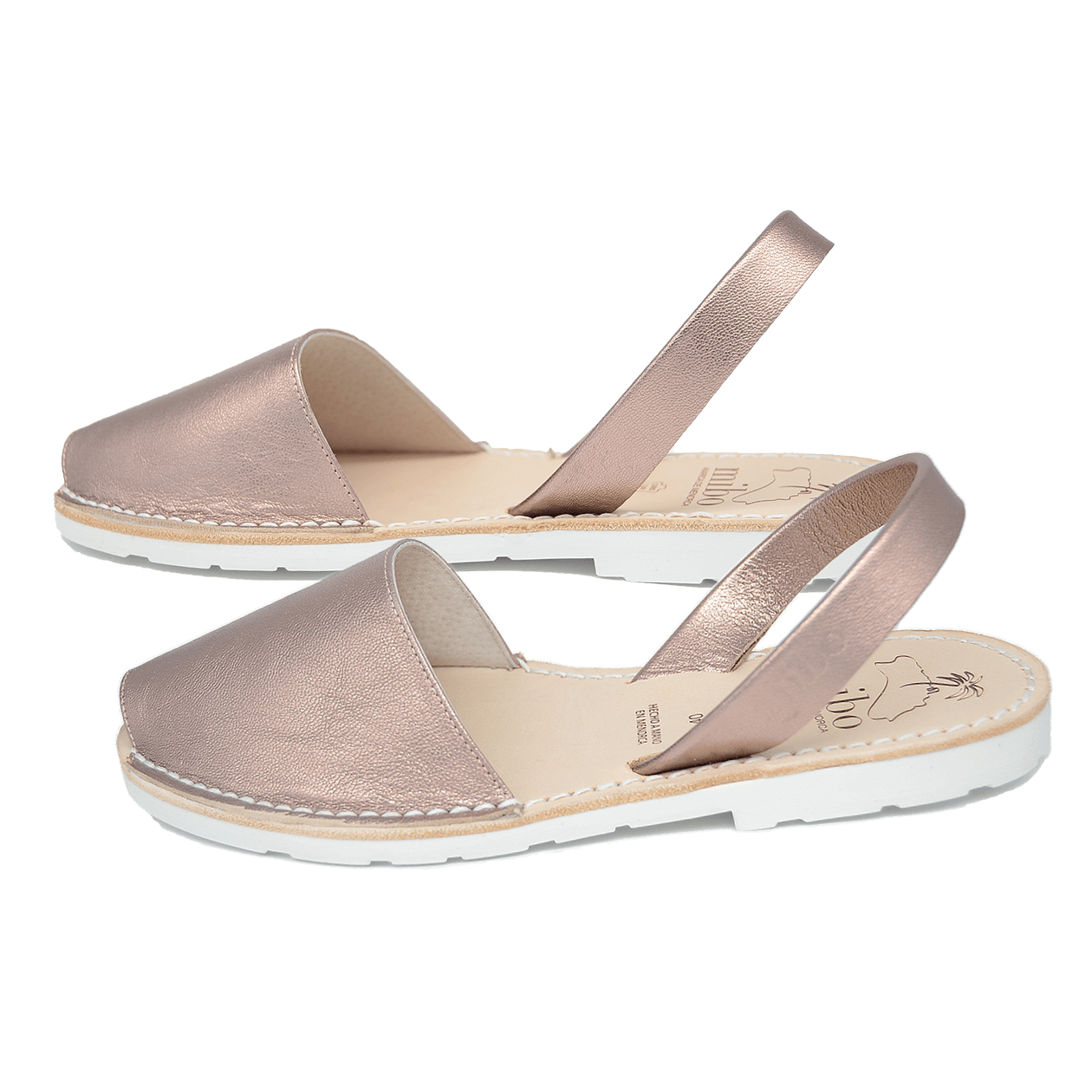 Sandale AVARCA din piele naturala - Rose Gold