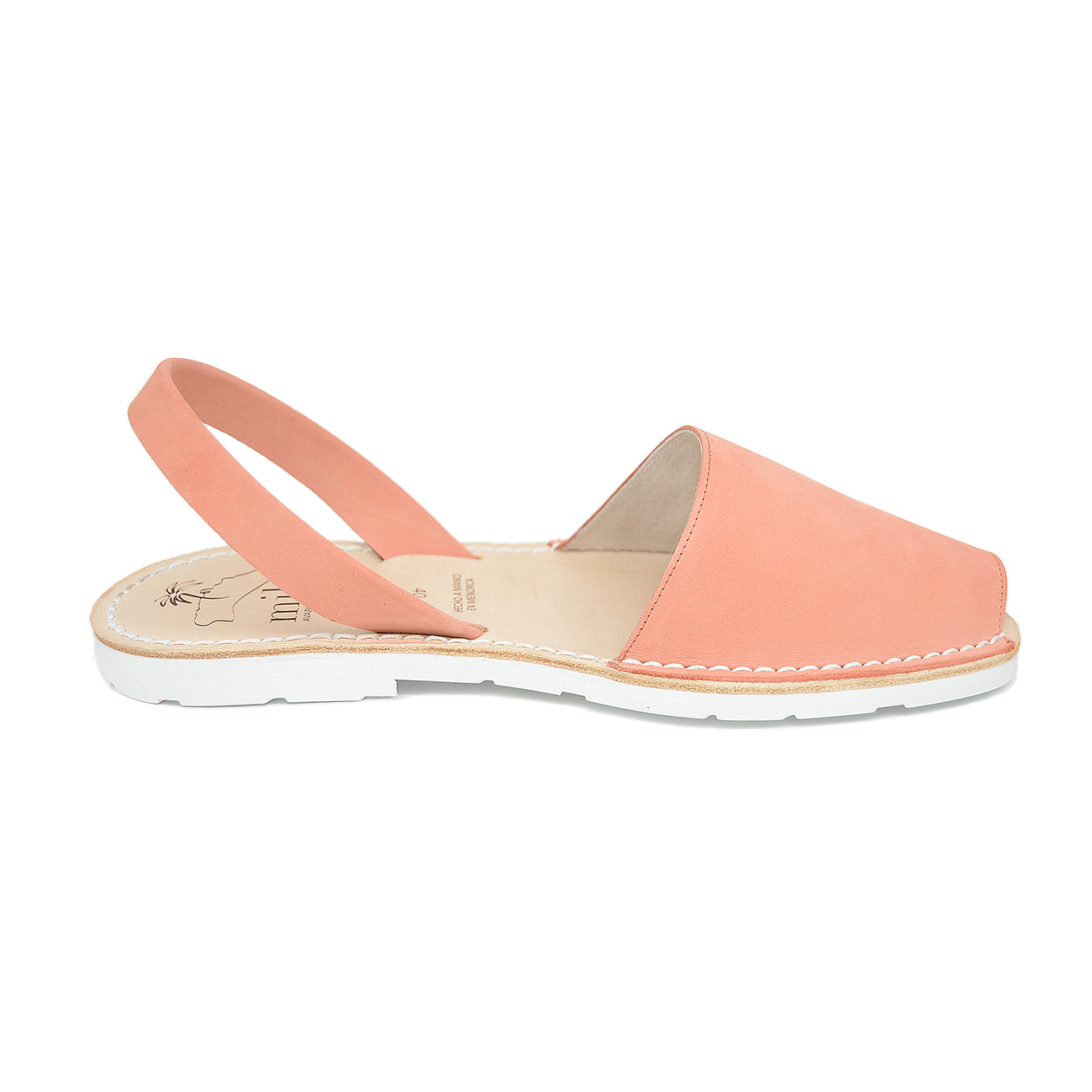 Sandale AVARCA din piele intoarsa - Rose Quartz Mibo