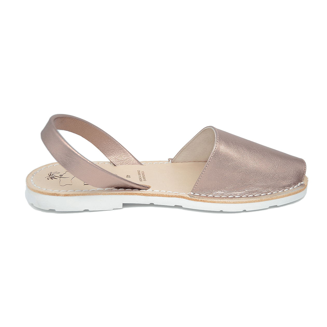 Sandale AVARCA din piele naturala - Rose Gold Mibo