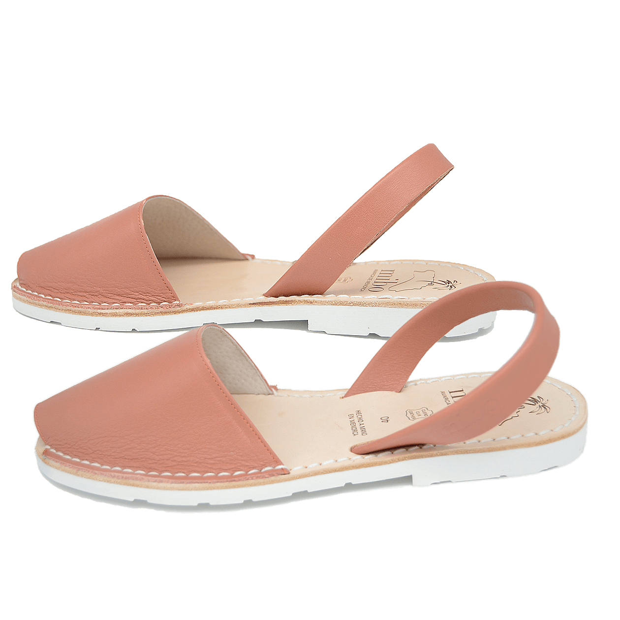 Sandale AVARCA din piele naturala - Rosy Brown Mibo