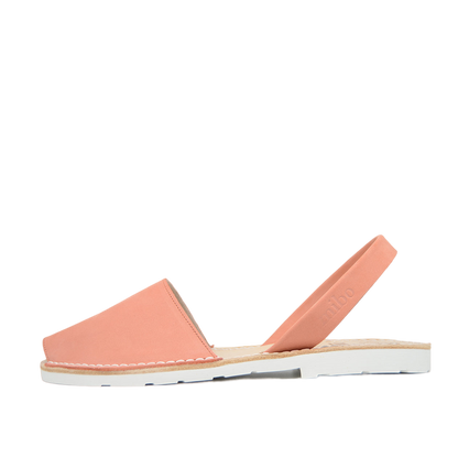 Sandale AVARCA din piele intoarsa - Rose Quartz