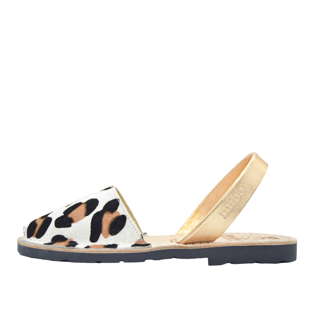 Sandale AVARCA din piele naturala - Shira Print Mibo AvarcaShop.ro