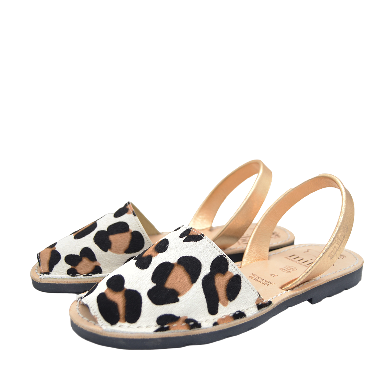Sandale AVARCA din piele naturala - Shira Print Mibo AvarcaShop.ro