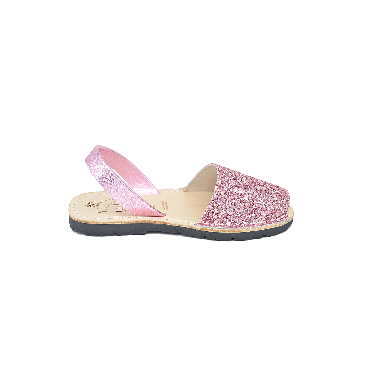 Sandale copii AVARCA din piele naturala - Glitter Candy Mibo