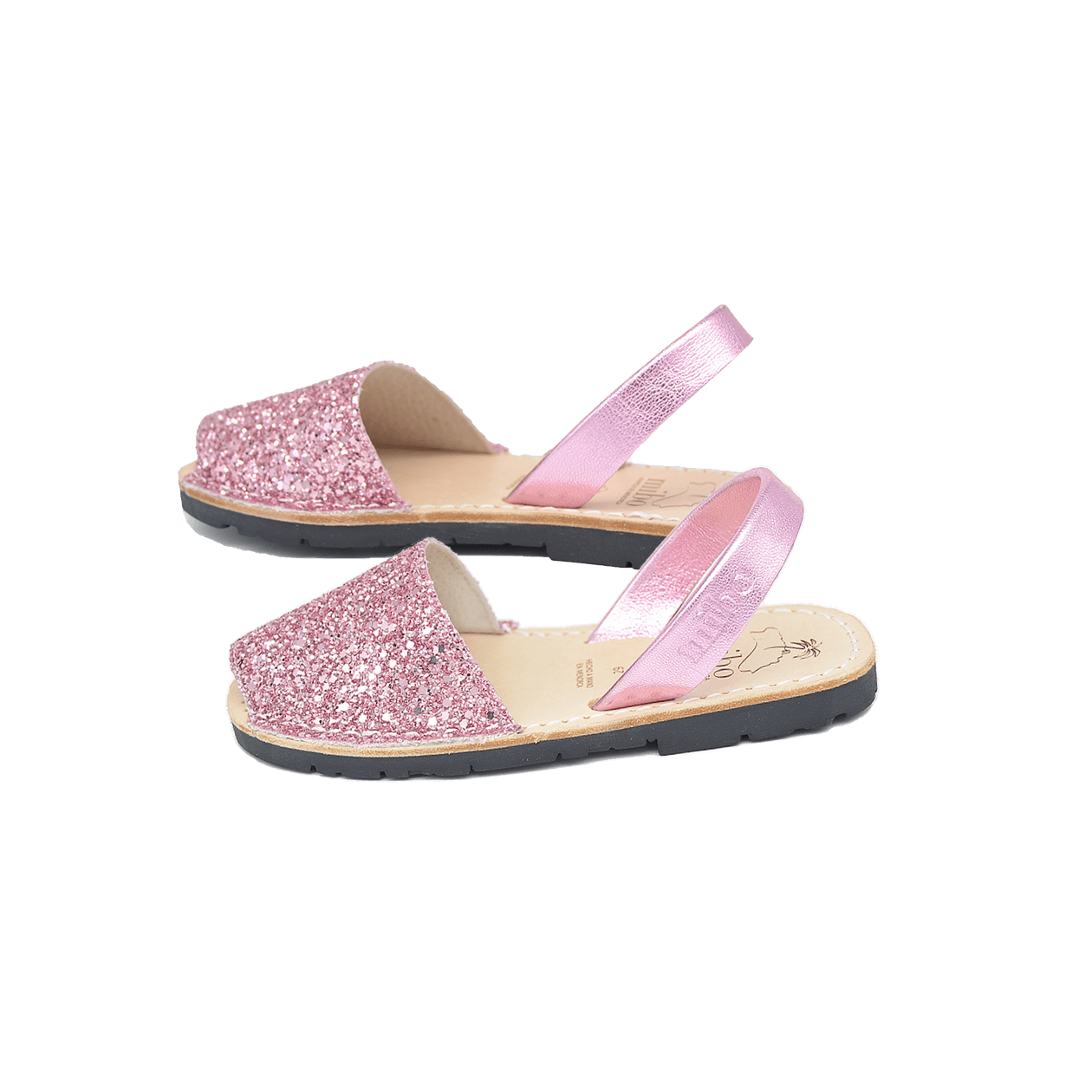 Sandale copii AVARCA din piele naturala - Glitter Candy Mibo