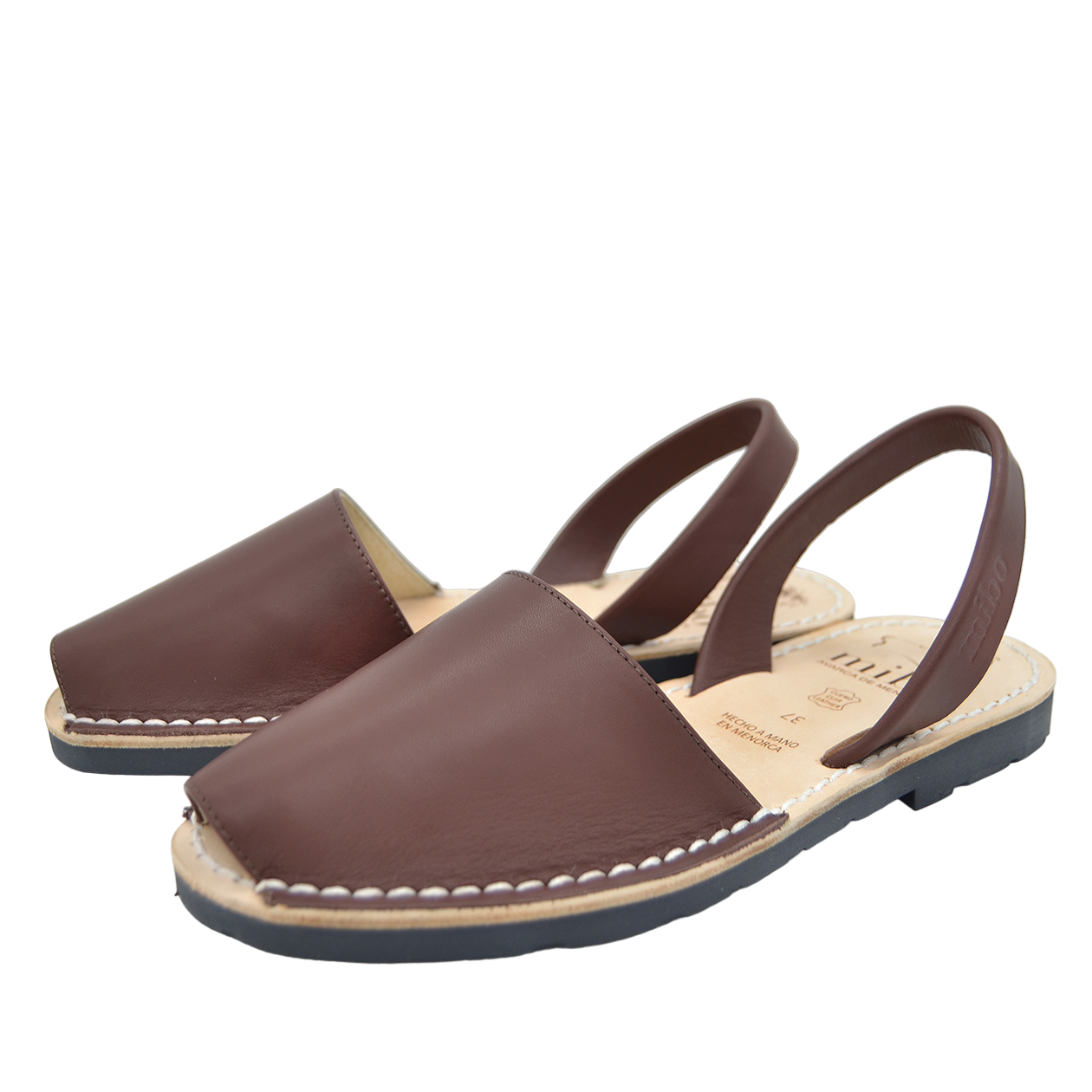 Sandale AVARCA din piele naturala - Maro Rustic