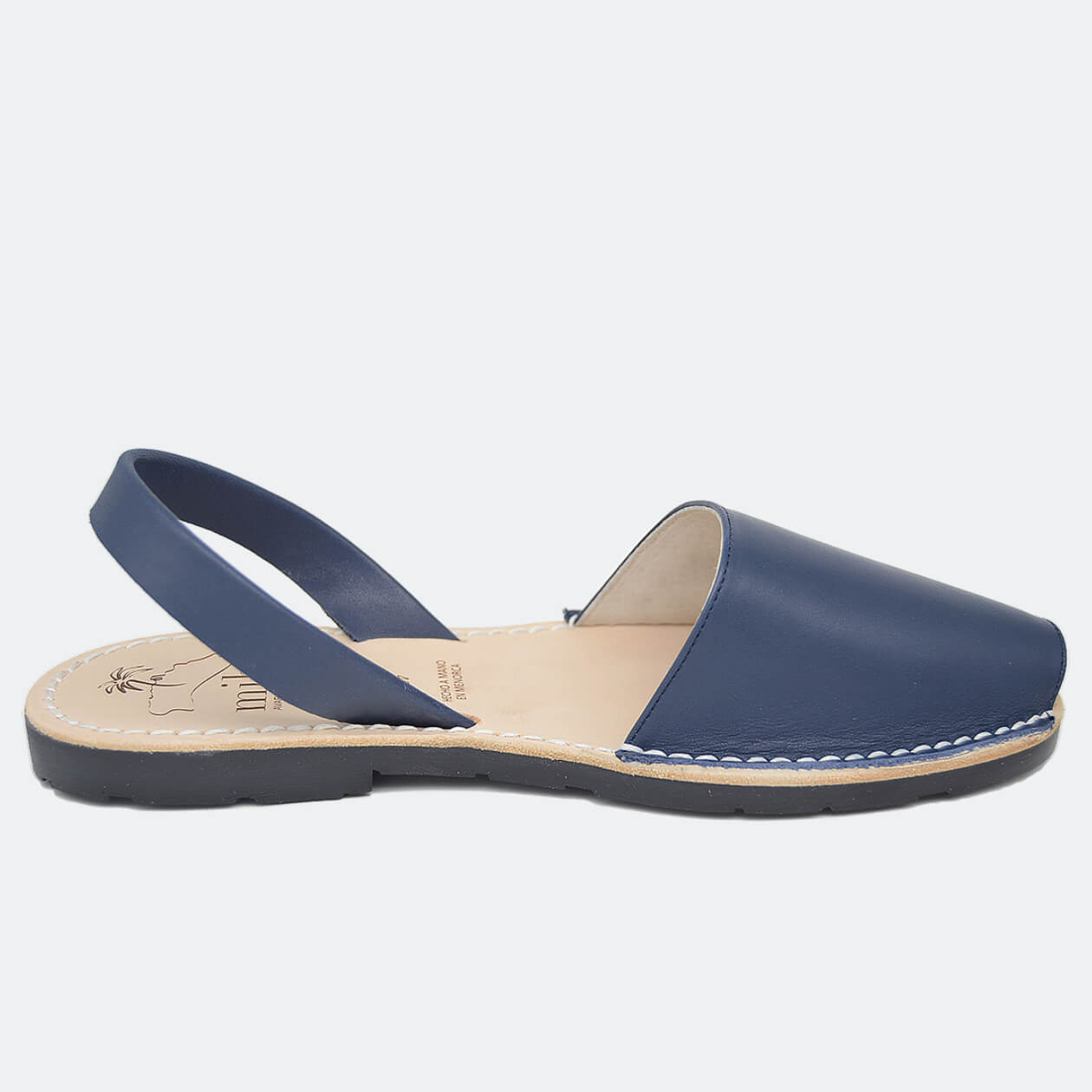 Sandale AVARCA din piele naturala - Navy Mibo