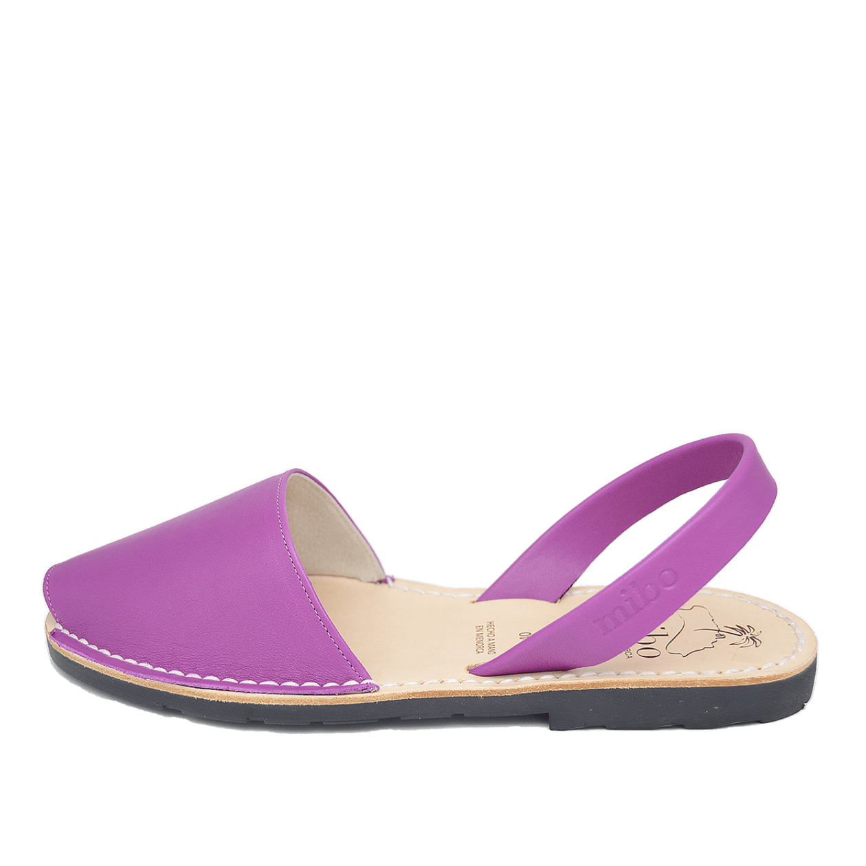 Sandale AVARCA din piele naturala - Violet Mibo