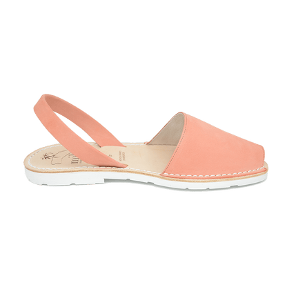 Sandale AVARCA din piele intoarsa - Rose Quartz