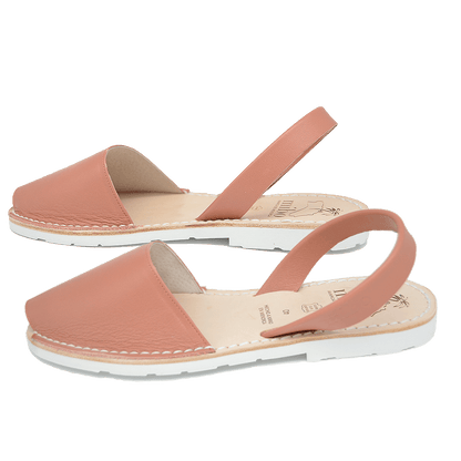 Sandale AVARCA din piele naturala - Rosy Brown