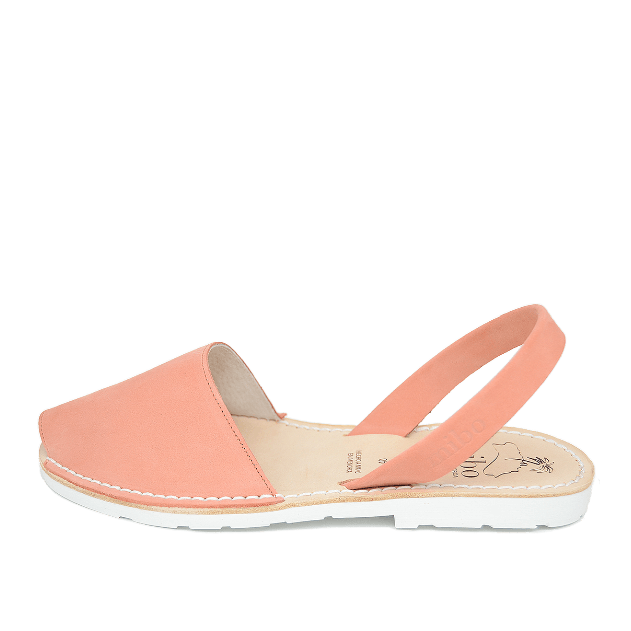 Sandale AVARCA din piele intoarsa - Rose Quartz Mibo AvarcaShop.ro