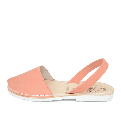 Sandale AVARCA din piele intoarsa - Rose Quartz