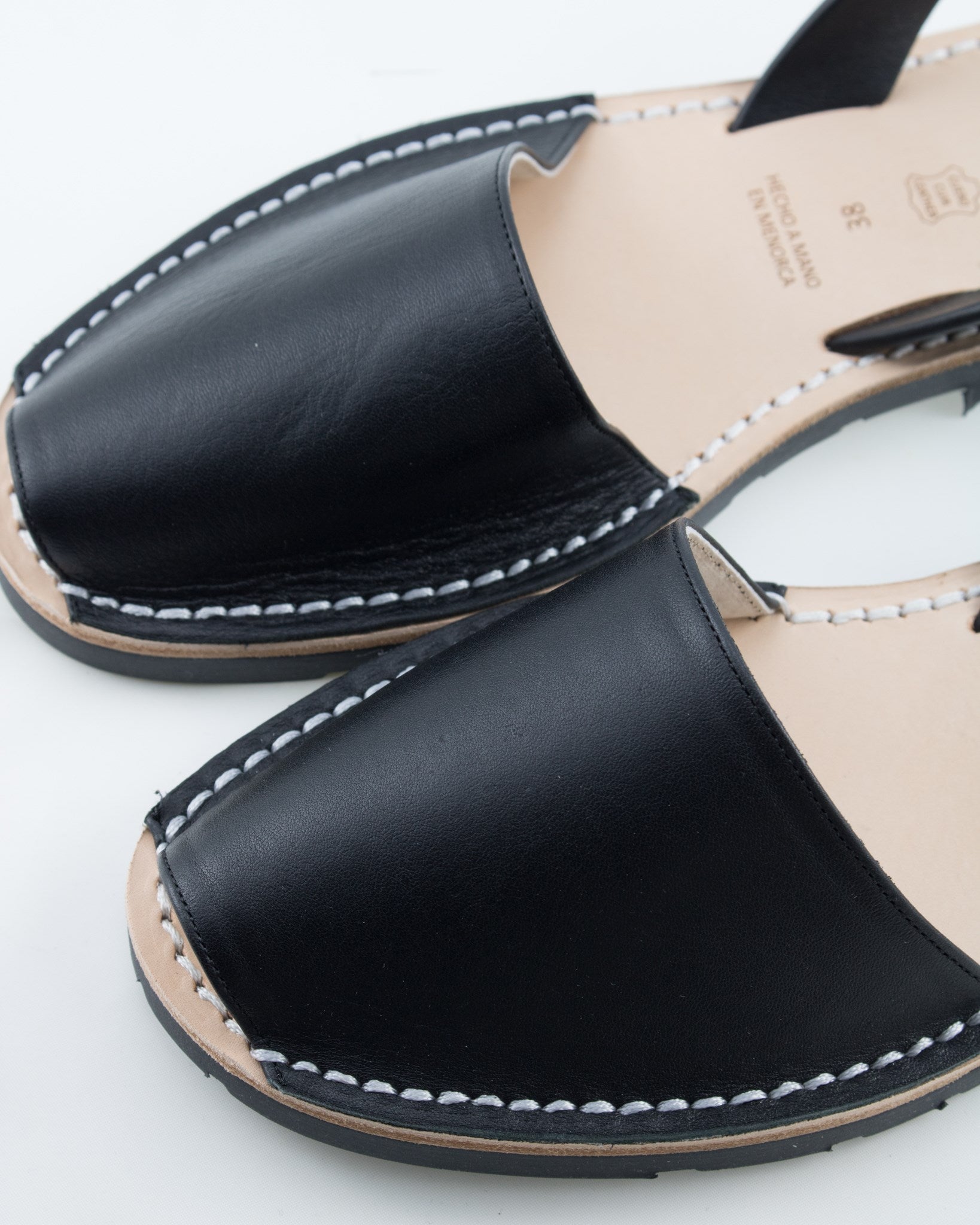 Sandale AVARCA din piele naturala - Negru Mibo AvarcaShop.ro