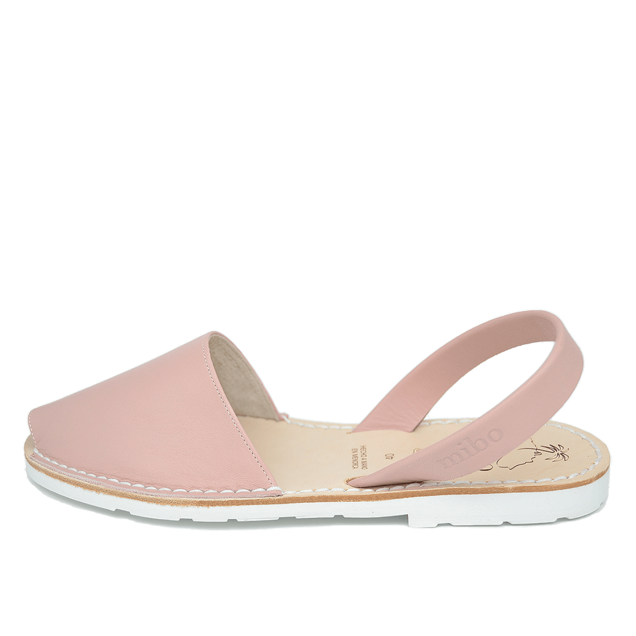 Sandale AVARCA din piele naturala - Roz Pudră Mibo AvarcaShop.ro