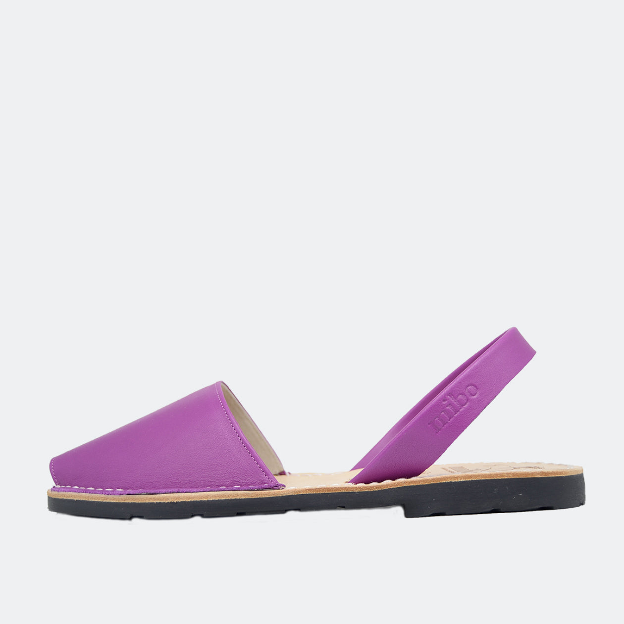 Sandale AVARCA din piele naturala - Violet Mibo AvarcaShop.ro